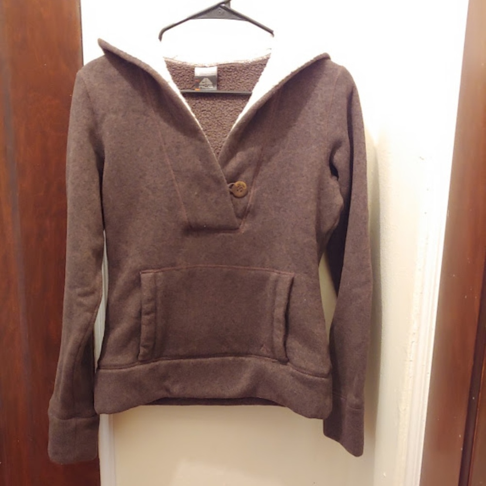 Brown Heavy Top with Sherpa